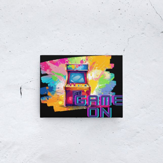 Juego De Arcade Retro Sobre Arte De Lienzo (Subido por el creador)