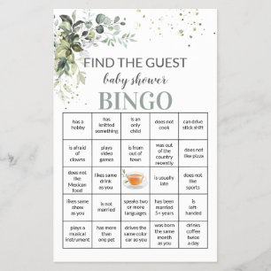 Juego de Baby Shower Encuentra El Volante De La Ta