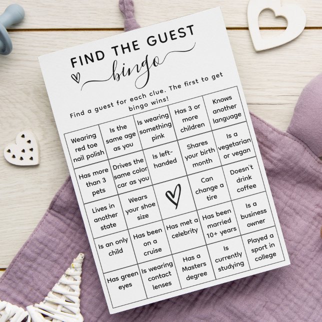 Juego de Baby Shower Encuentra La Tarjeta De Bingo (Subido por el creador)