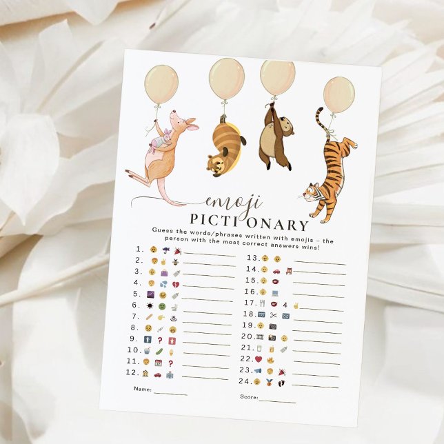 Juego de Baby Shower para imágenes de Emoji cangur (Subido por el creador)