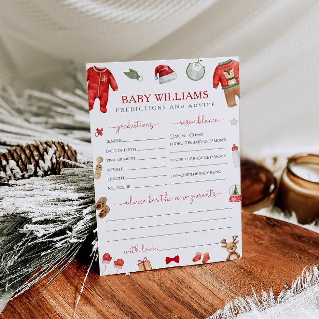 Juego de Baby Shower para Navidades de prediccione (Subido por el creador)