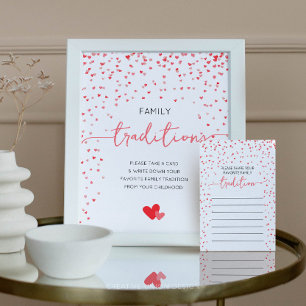 Juego de Baby Shower para tarjetas de tradición fa