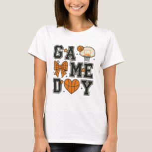 Juego de baloncesto Día de la camiseta de diseño c