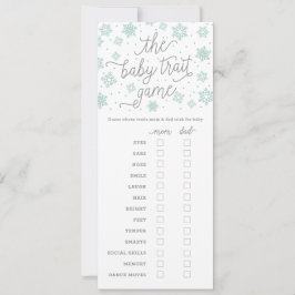 Juego de Bandejas para Bebés Snowflake Baby Shower