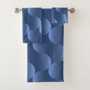 💙 Juego de baño de estilo para el hogar abstracto