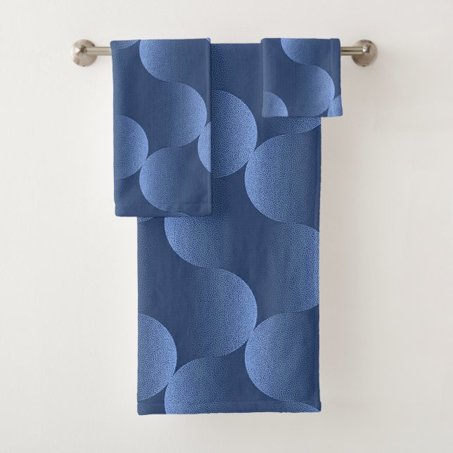 💙 Juego de baño de estilo para el hogar abstracto (In situ)