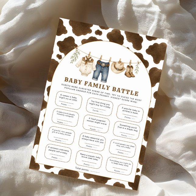Juego de batalla familiar de bebé con estampado de (Subido por el creador)