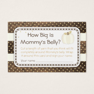 Juego de Belly de mami de Baby Shower, marfil de m