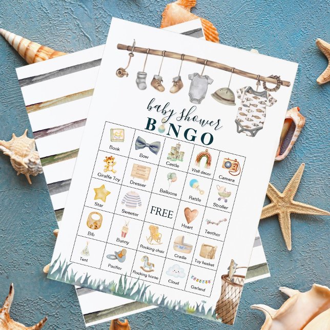 Juego de Bingo Baby Shower Reel Fun (Subido por el creador)