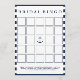 Juego de Bingo de Ducha Bridal de la Marina Náutic