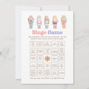 Juego de Bingo de Navidad del Cascanueces