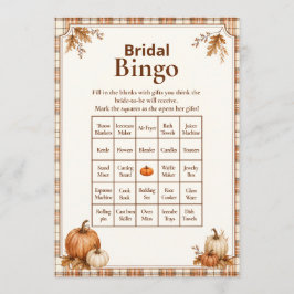 Juego de Bingo Editable de Ducha de Novia con Cuad