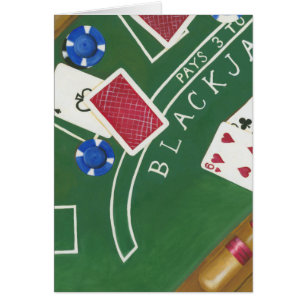 Juego de Blackjack con chuletas de Chariklia Zarri