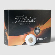 Juego de bolas de golf de impresión floral persona