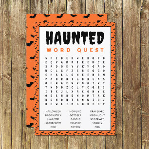 Juego de búsqueda de palabras de Halloween   Juego