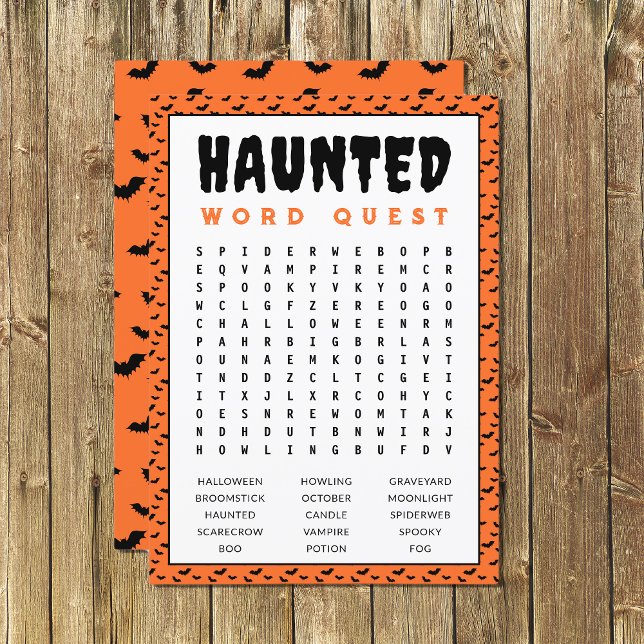 Juego de búsqueda de palabras de Halloween | Juego (Subido por el creador)