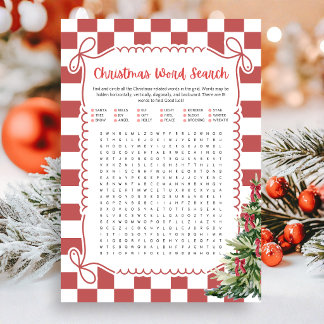 Juego de búsqueda de palabras de Navidad