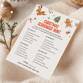 Juego de búsqueda del tesoro de Navidad