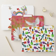 Juego de carpetas Angel Nail Polaco White Dove