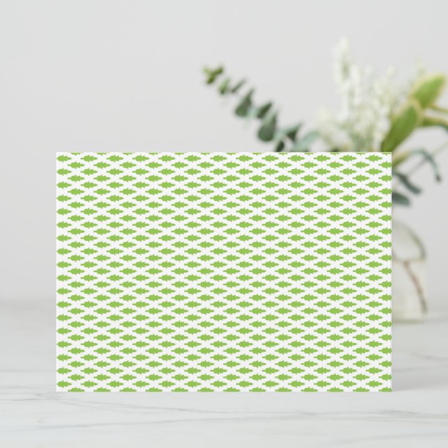 Juego de carpetas verdes botánicas (Anverso de pie)