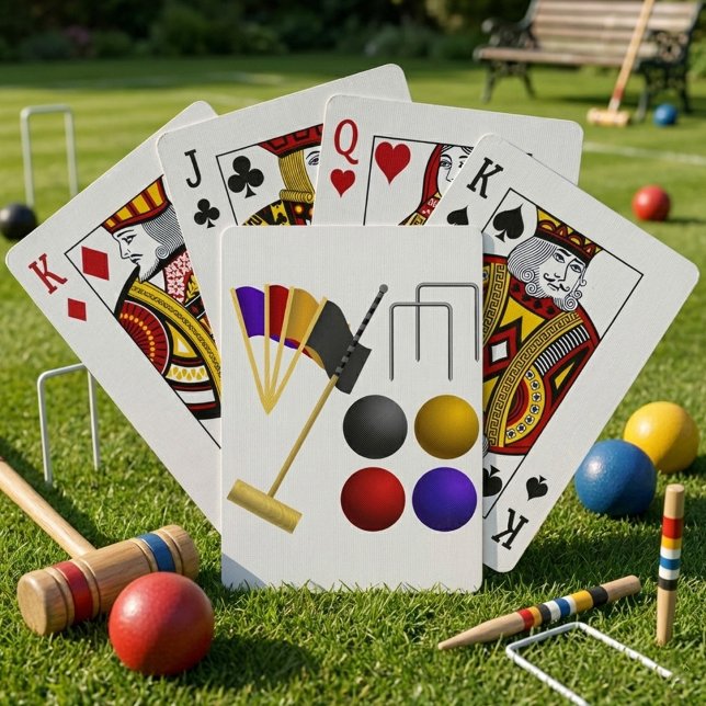 Juego De Cartas De Juego De Croquet (Subido por el creador)