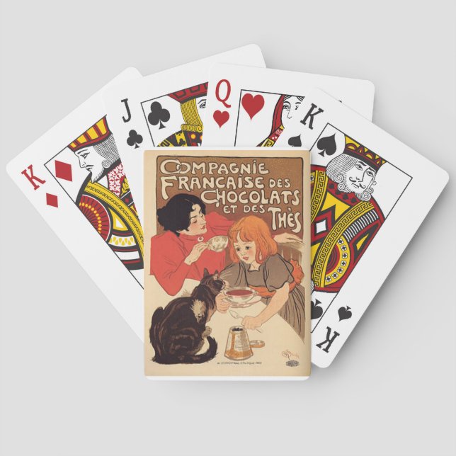 Juego de cartas de juego de Posters franceses (Reverso)