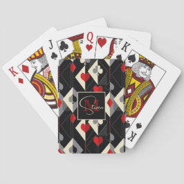 Juego de cartas en el póker.