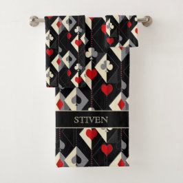 Juego de cartas en el póker.