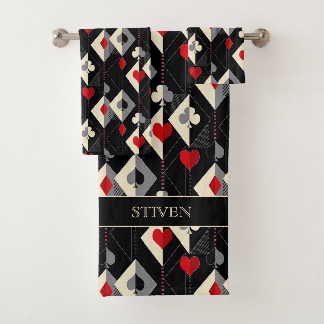 Juego de cartas en el póker. (In situ)