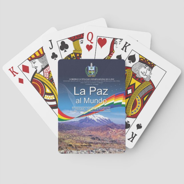 Juego de cartas La Paz al mundo (Reverso)