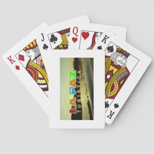 Juego de cartas La Paz turistica (Reverso)