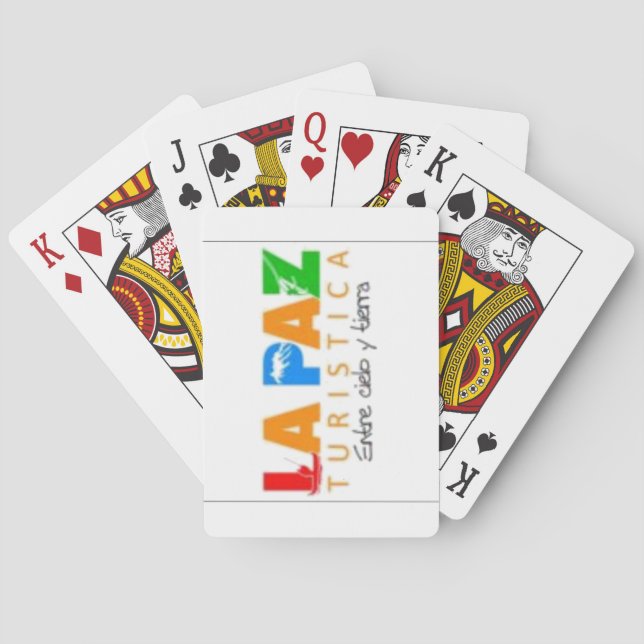 Juego de cartas La Paz turistica (Reverso)