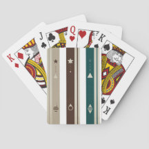 Juego de Cartas Modernas con Tres Franjas Vertical