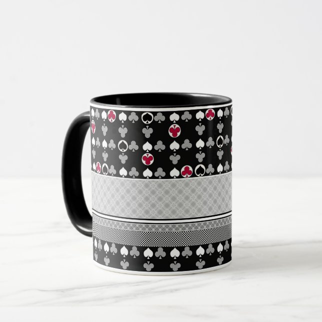 Juego de cartas, póquer, taza de cartas de mesa (Anverso izquierdo)