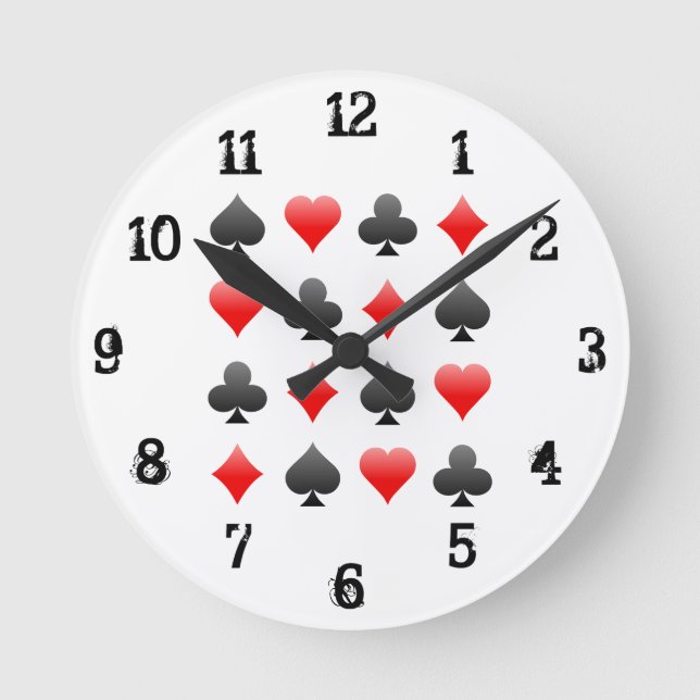 Juego de cartas: Reloj de pared (Anverso)