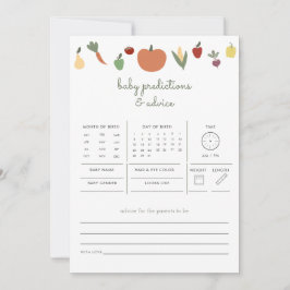 Juego de consejos para la predicción de bebés de o