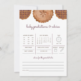 Juego de consejos para la predicción del bebé de c