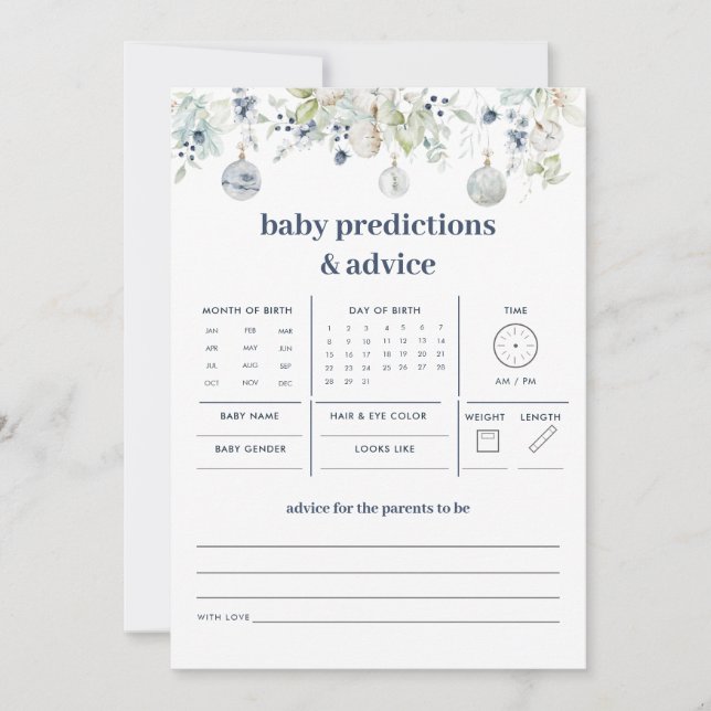 Juego de consejos y predicciones para bebés en Win (Anverso)
