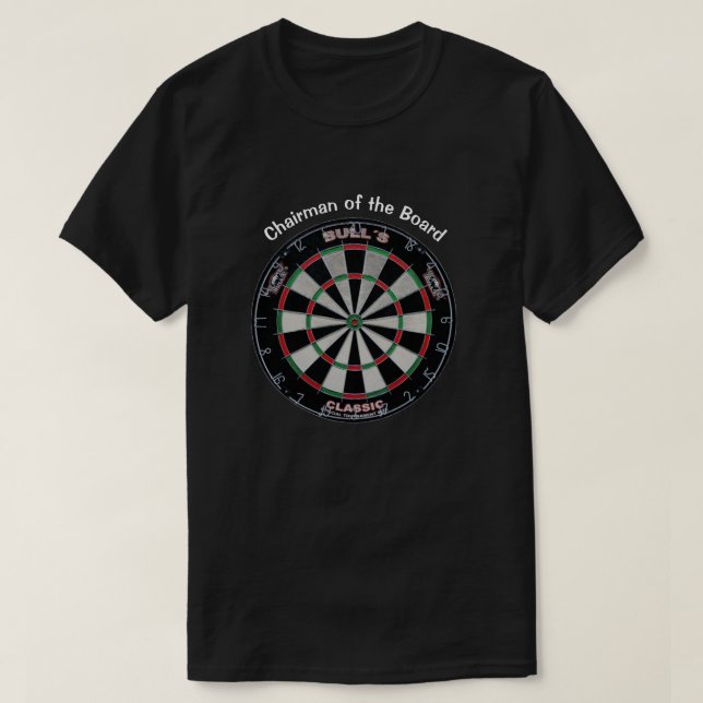 Juego de dardos Presidente de la camiseta del tabl (Diseño del anverso)