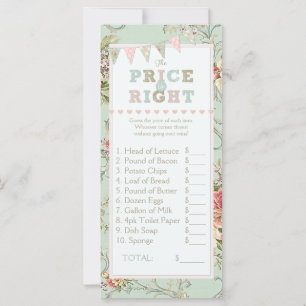 Juego de Despedida de Soltera Shabby Rustic Chic P