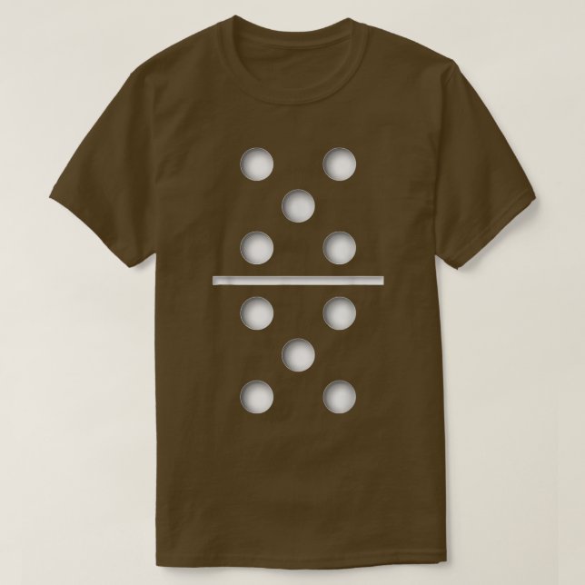 Juego de Domino 5 camiseta de 5 camisetas de Navid (Diseño del anverso)
