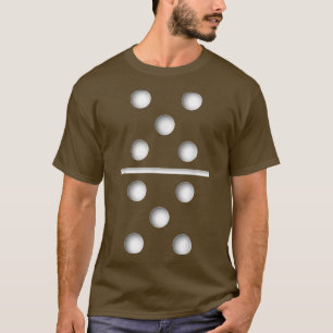 Juego de Domino 5 camiseta de 5 camisetas de Navid