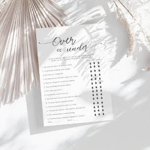 Juego de ducha de novia más o menos