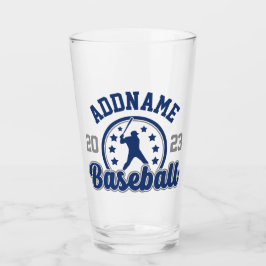 Juego de equipo de béisbol de jugador de nombre pe