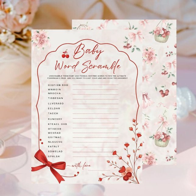 Juego de estribillo de palabras para el bebé cerez (Subido por el creador)