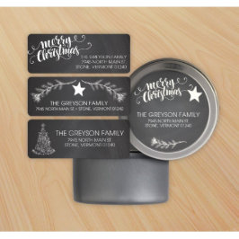 Juego de etiquetas de direcciones de devolución de