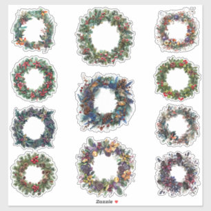 Juego de etiquetas de Navidad   Gótico, pagano, Yu