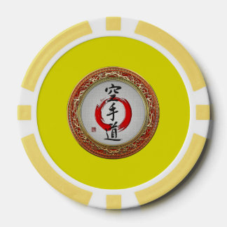 Juego De Fichas De Póquer [400] Caligrafía japonesa - Karate-do