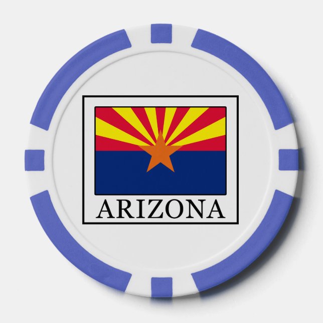 Juego De Fichas De Póquer Arizona (Anverso)