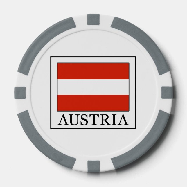 Juego De Fichas De Póquer Austria (Anverso)